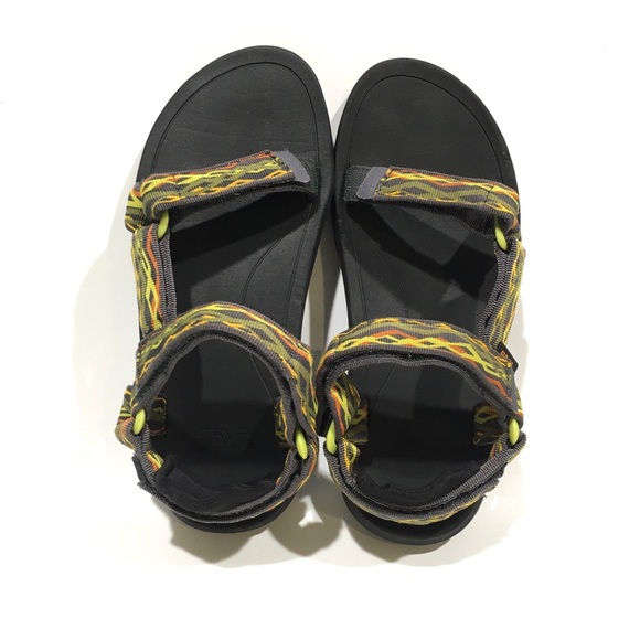TEVA HURRICANE XLT 2 SPORTS SANDALS -YELLOW / MULTICOLOR -YOUTH US 6 -NEW - Picture 7 of 8